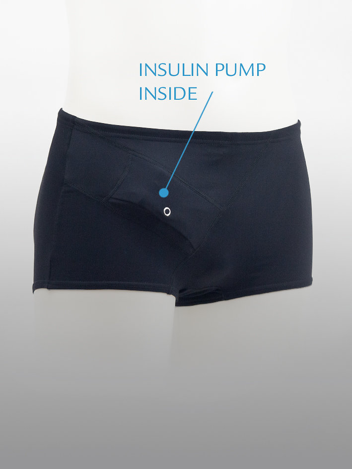 SM Swimwear black_pants with insulin pump pocket_2 AnnaPS