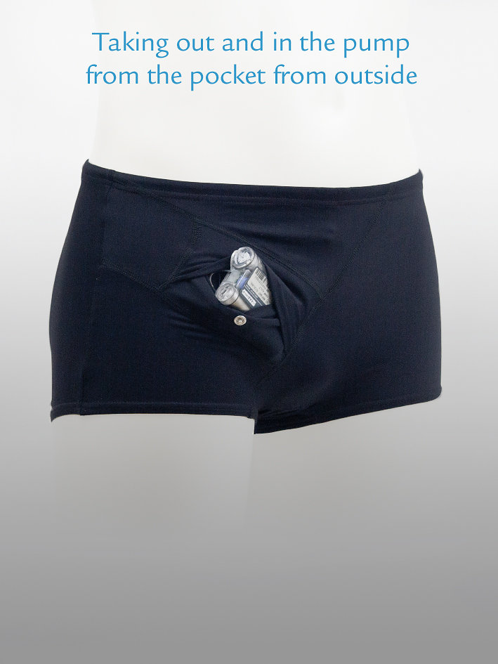 SM Swimwear black_pants with insulin pump pocket_7 AnnaPS